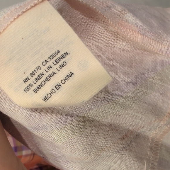 Anthropologie - Kachel - Tie Strap Linen Plaid Maxi Dress - Picture 12 of 12